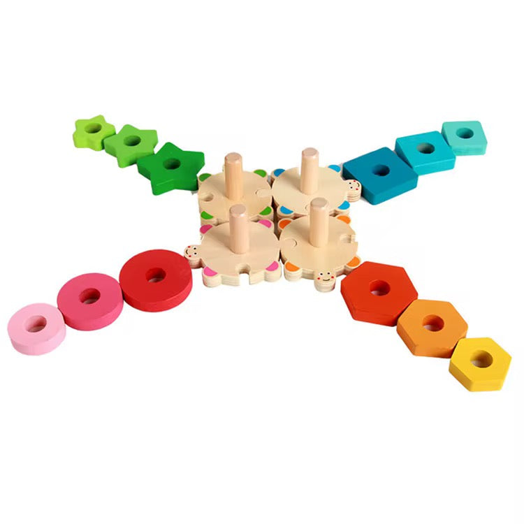 Colorful Wisdom Shape Column