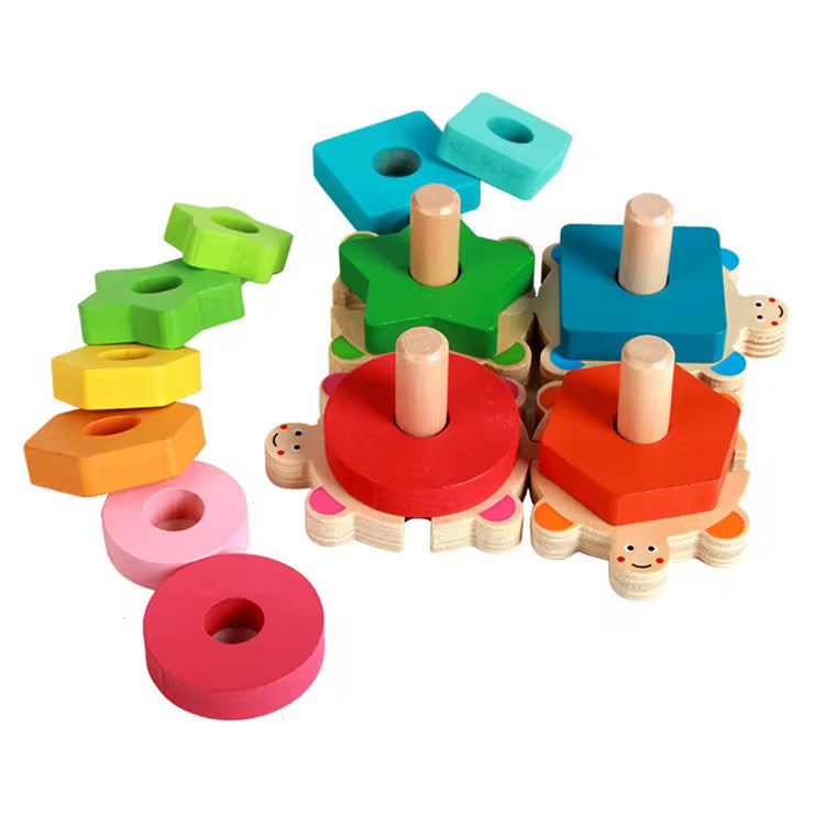 Colorful Wisdom Shape Column