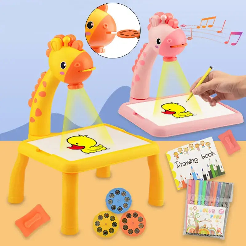 Drawing Board Table Projector