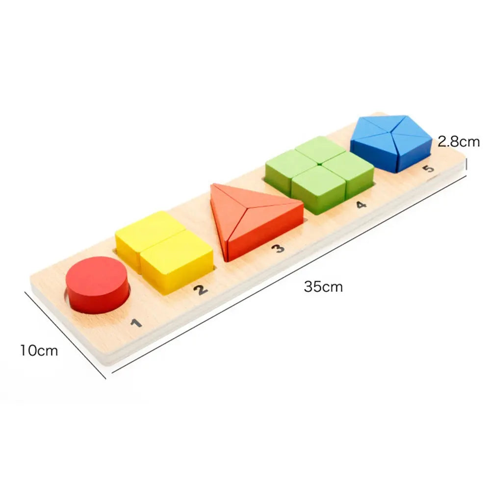 Geometric Math Wooden Toy