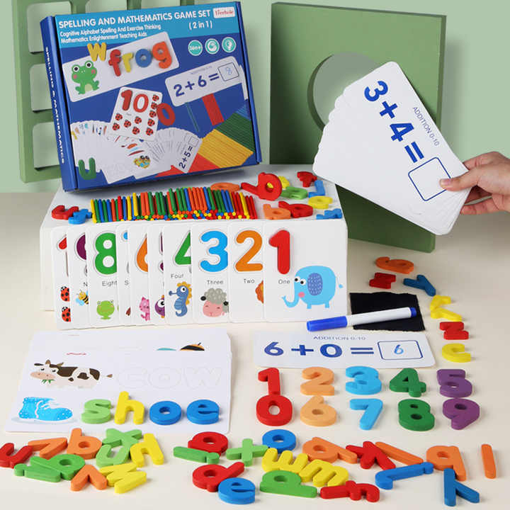 Spelling & Mathematics Game Set 2 in 1