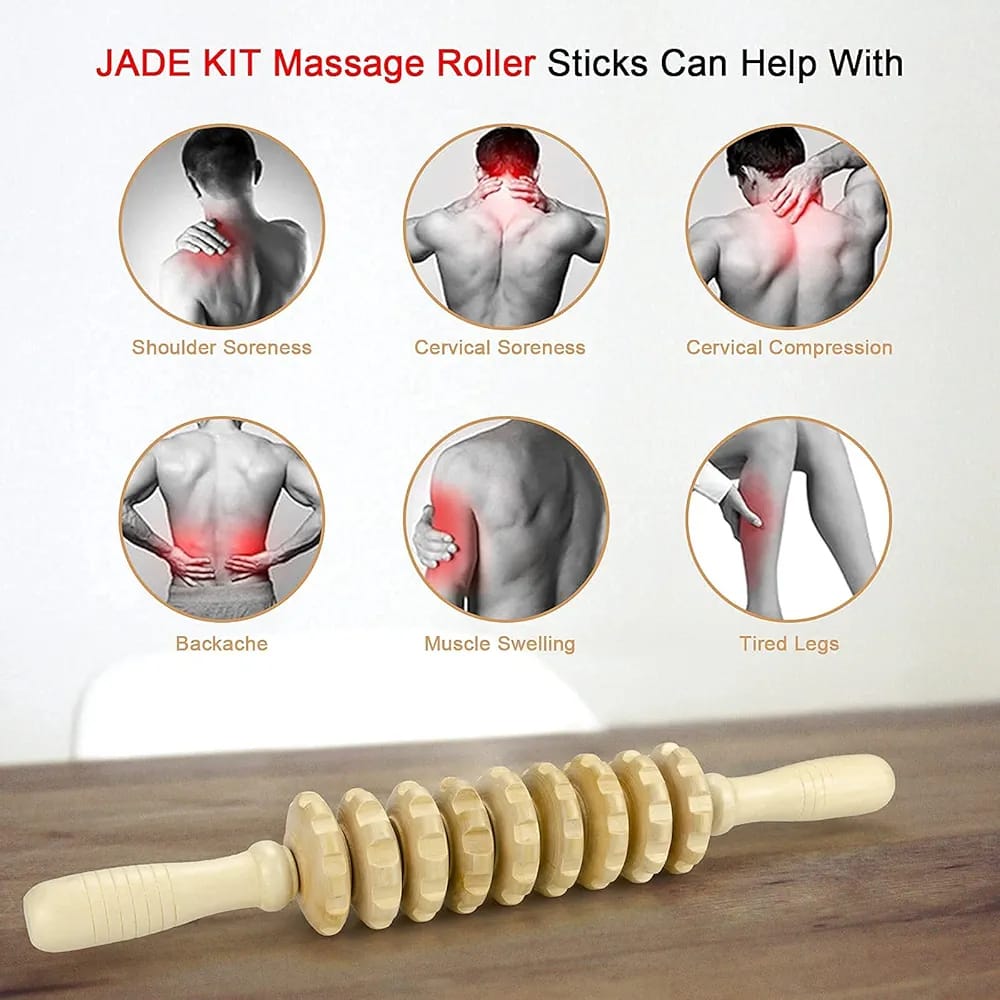 Handheld Body Wooden Massager
