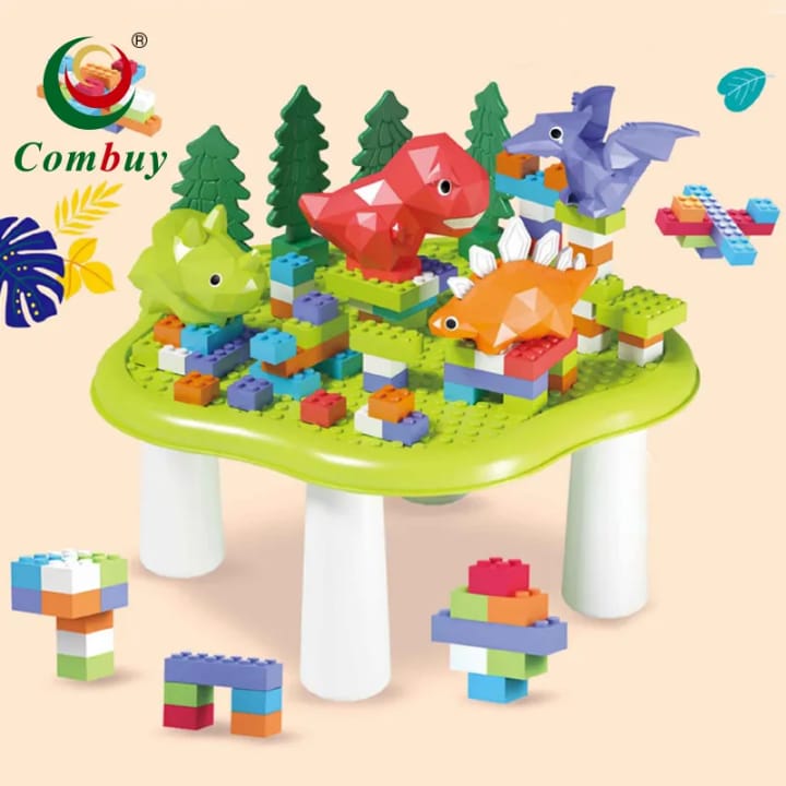 4D Block Dinasour Table