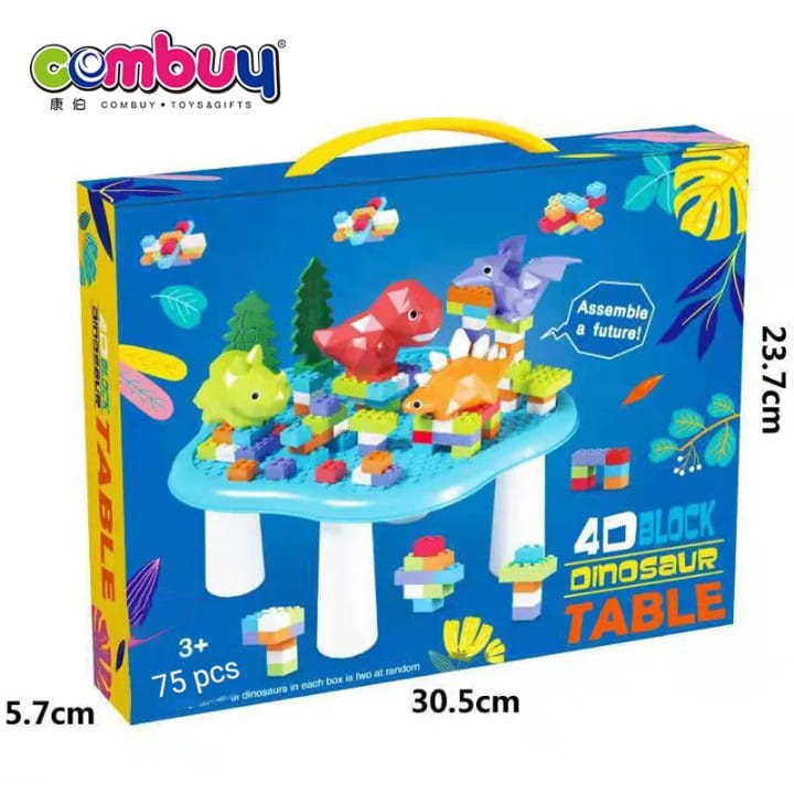 4D Block Dinasour Table