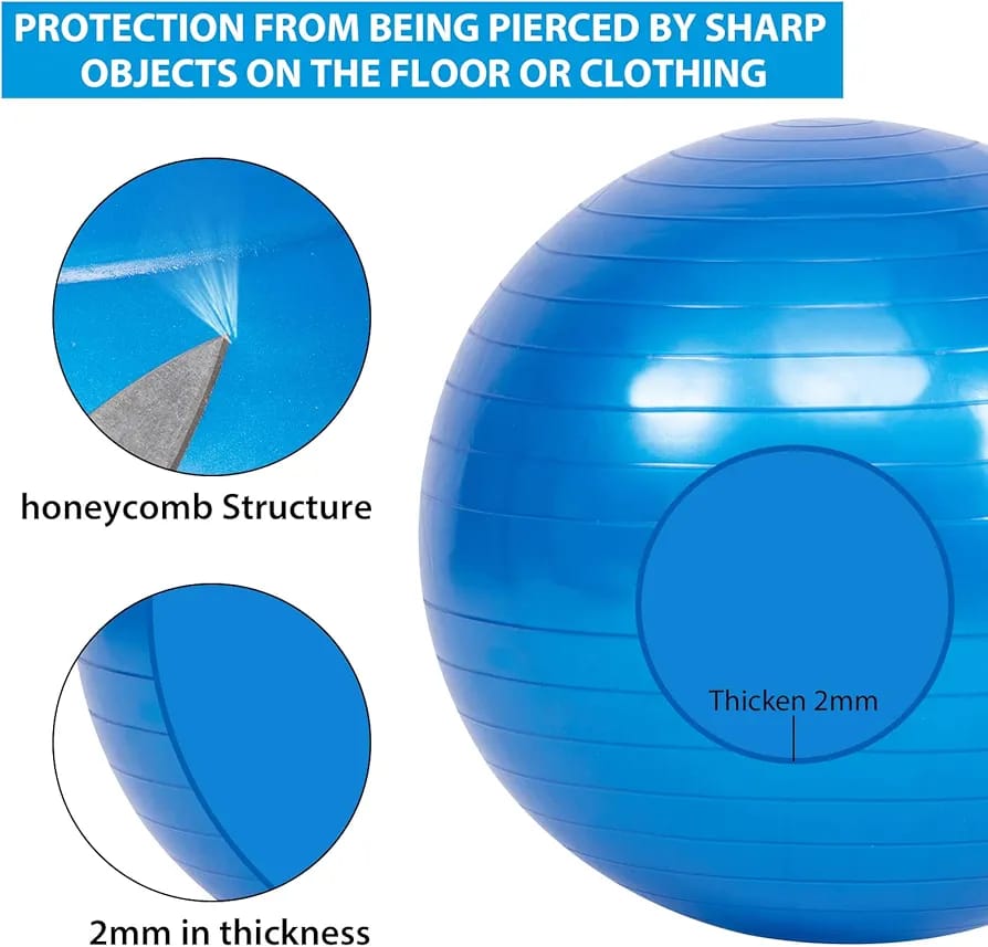 Gymnastic Balls with Pump