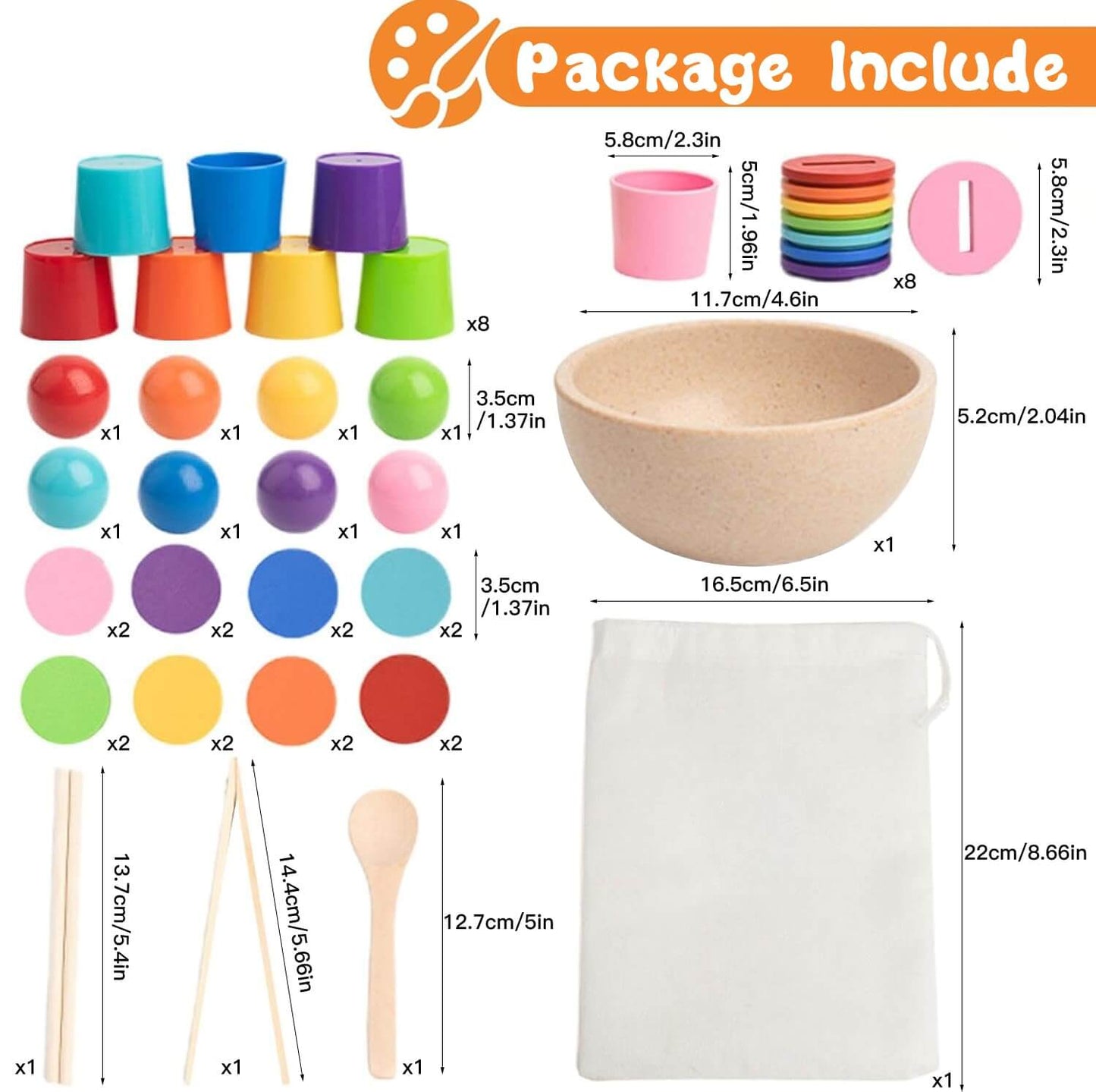 Color Sorting Cup