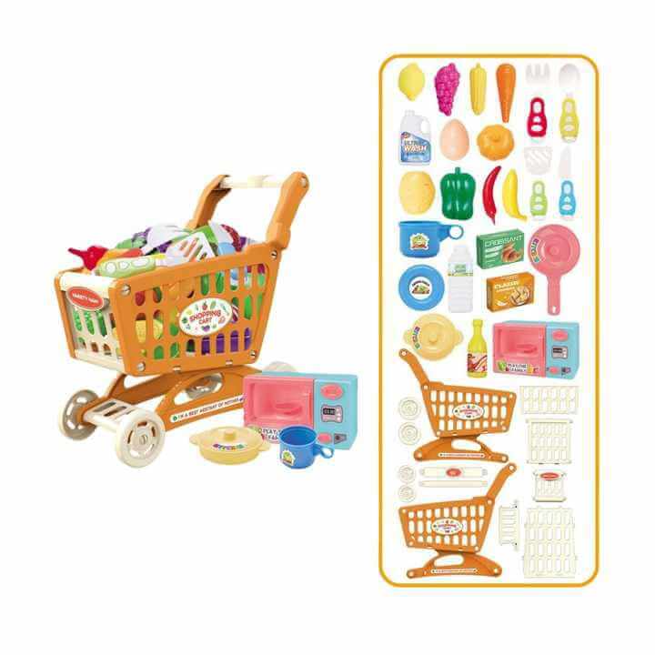 Kitchen Shopping Cart 36 pcs