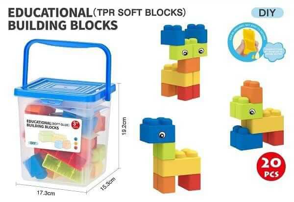 Silicon Building Blocks 20 pcs