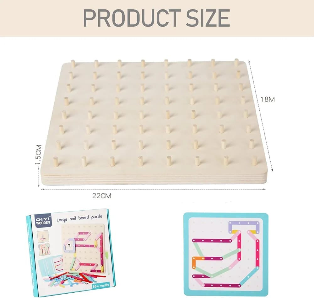 Large Nail Board Puzzle