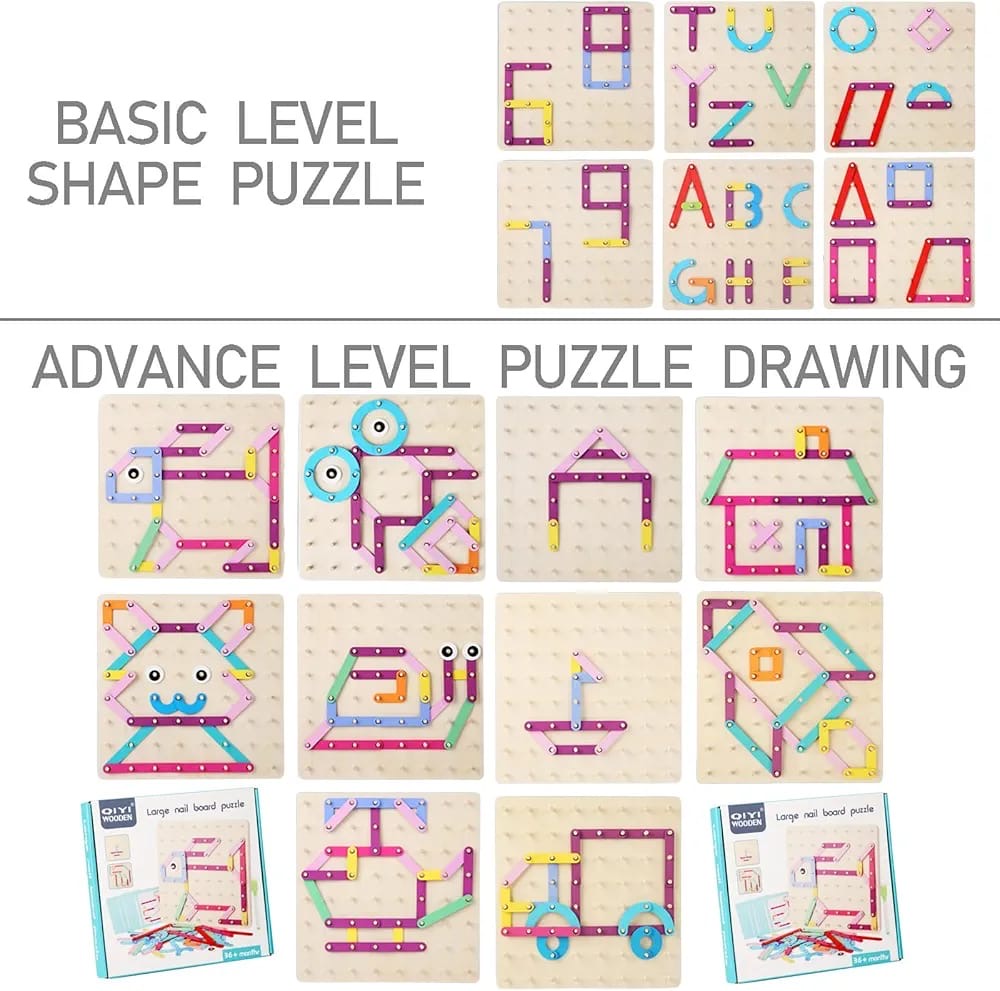 Large Nail Board Puzzle