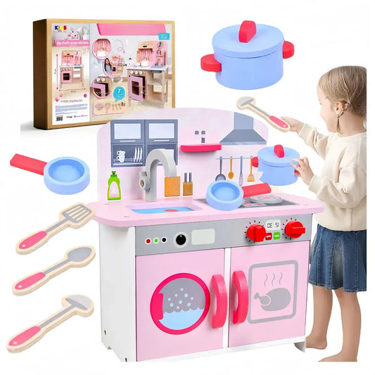 Full Wooden Kitchen Set
