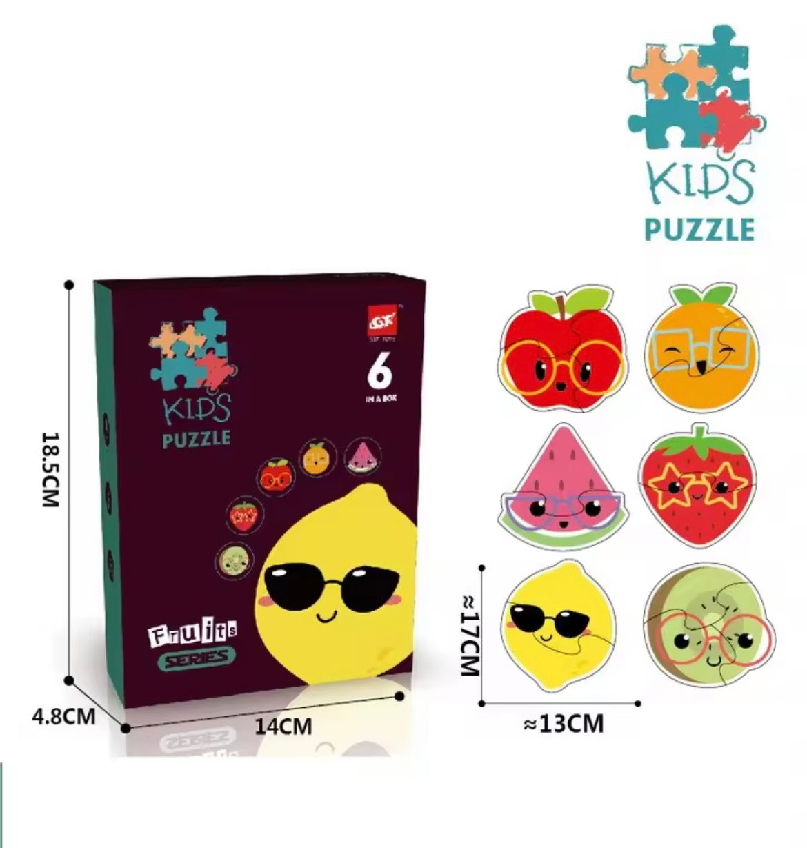 Kids Puzzle 6 pcs