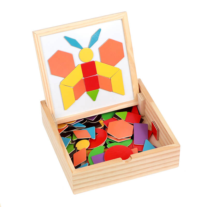 Magnetic Geometry Solid Puzzle