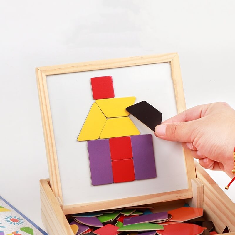 Magnetic Geometry Solid Puzzle