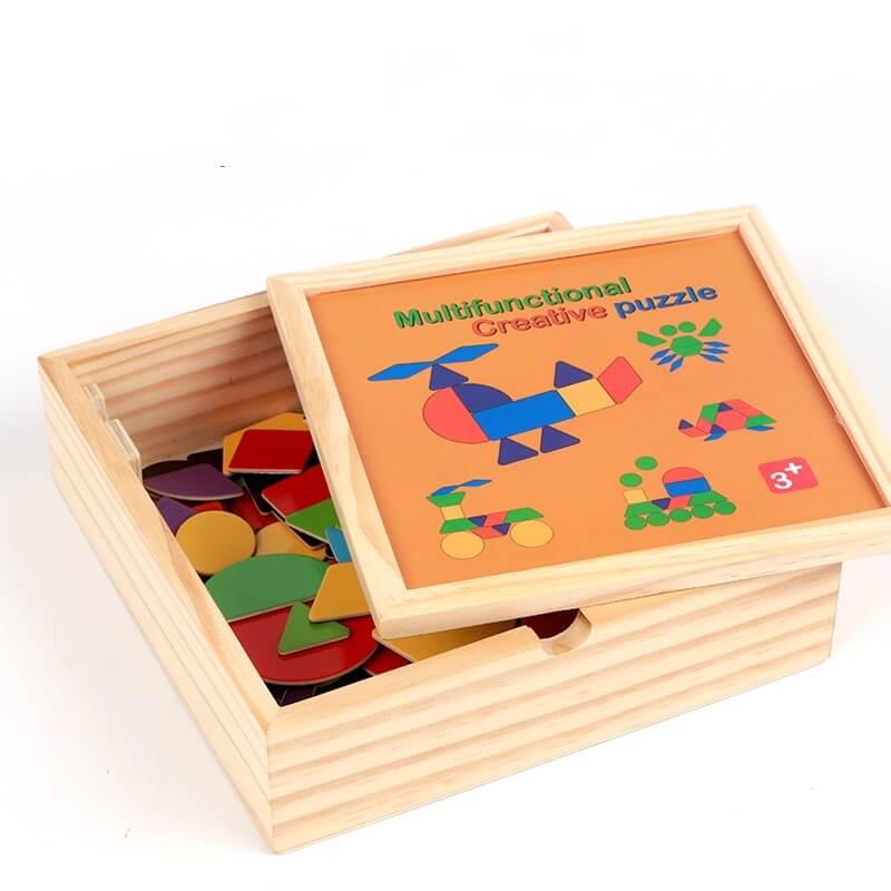 Magnetic Geometry Solid Puzzle