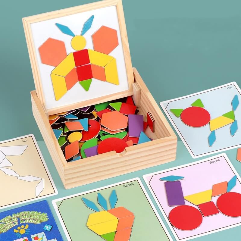 Magnetic Geometry Solid Puzzle