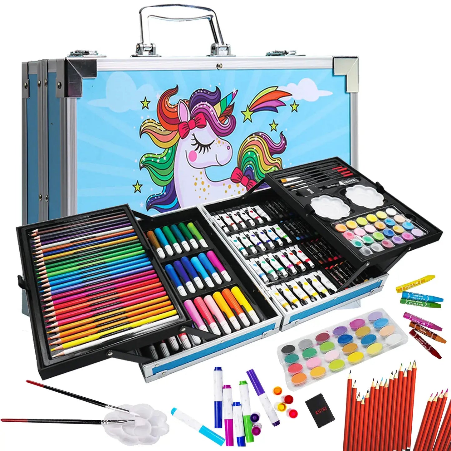 145 pcs Coloring Art Set
