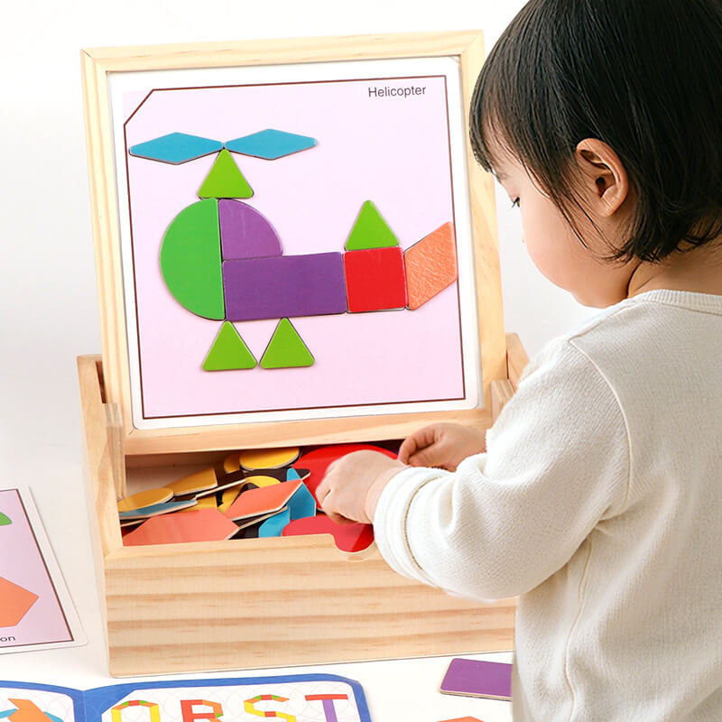 Magnetic Geometry Solid Puzzle