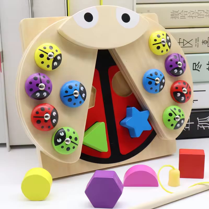 Ladybug Wooden Toy