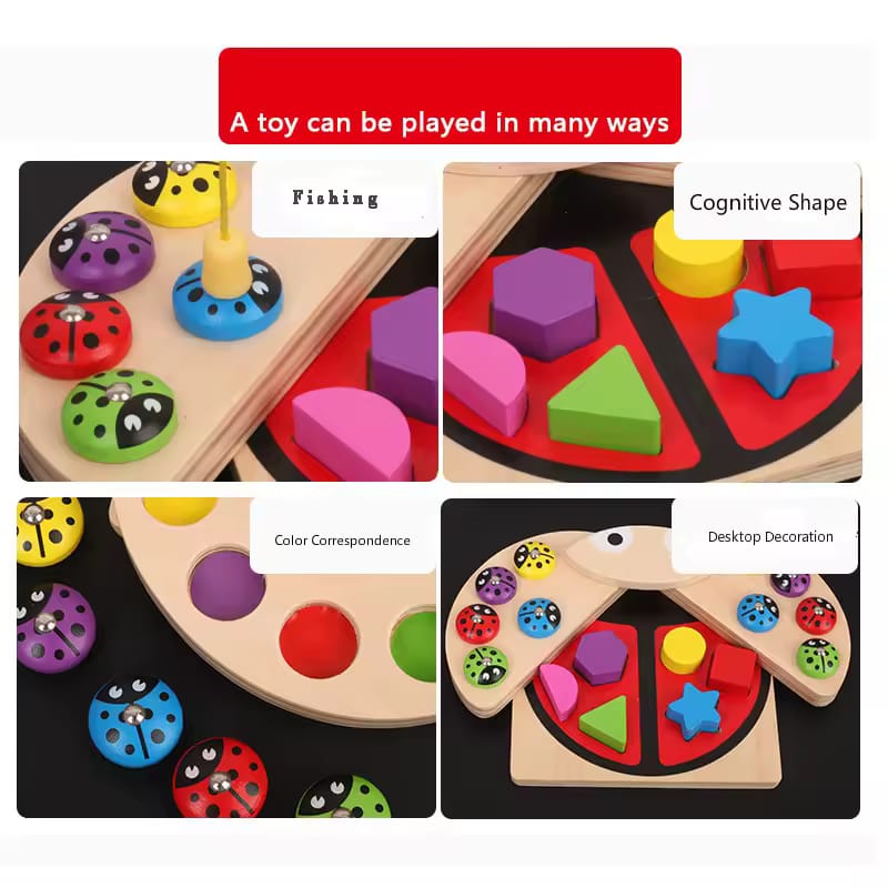 Ladybug Wooden Toy