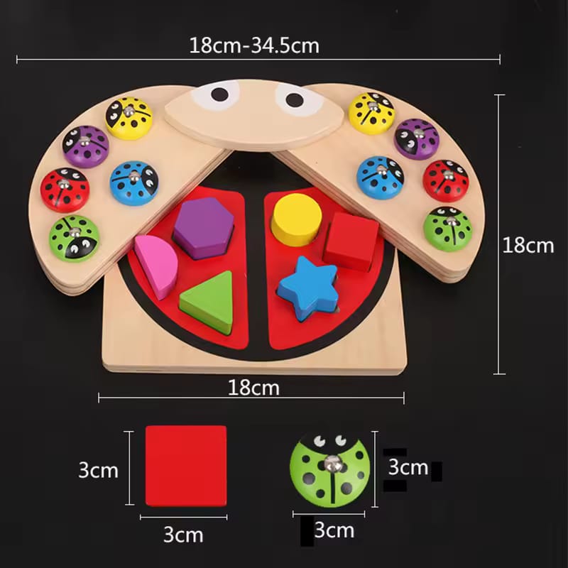 Ladybug Wooden Toy