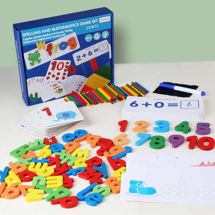 Spelling & Mathematics Game Set 2 in 1