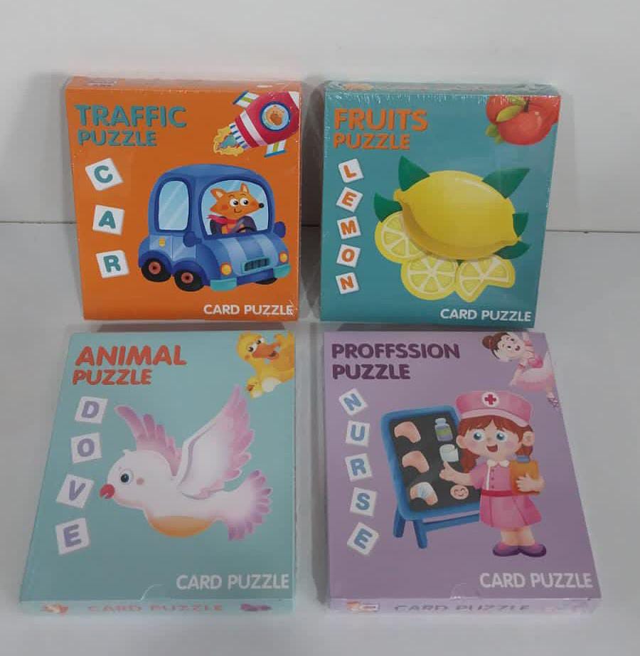 Card Puzzles 6 pcs
