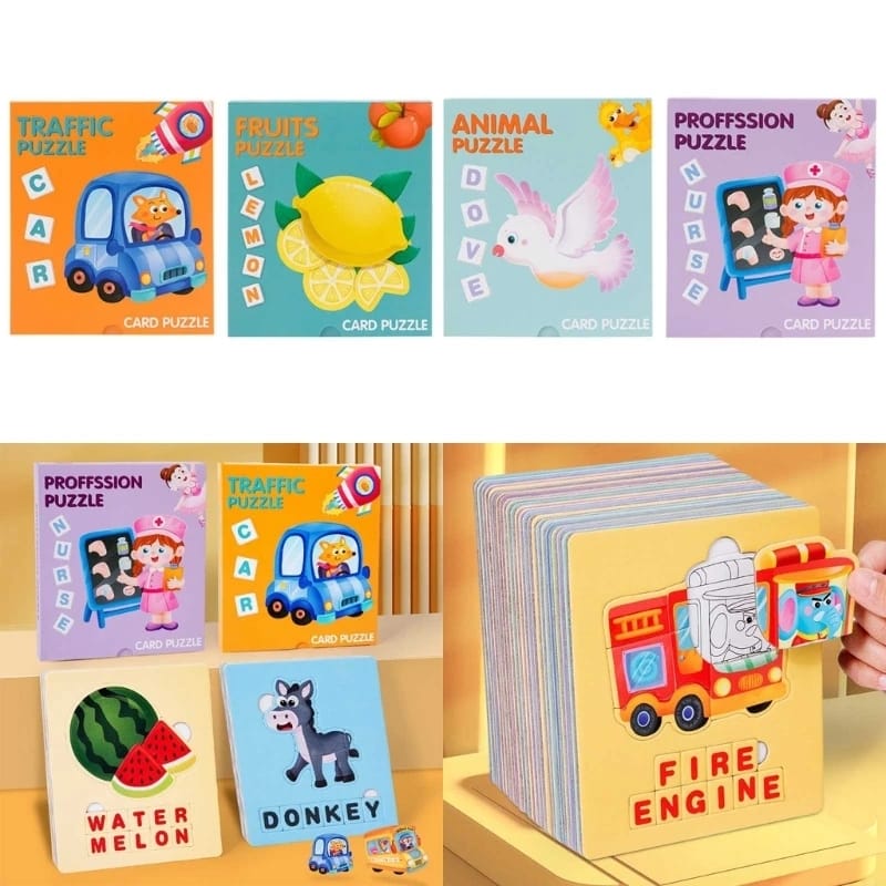 Card Puzzles 6 pcs