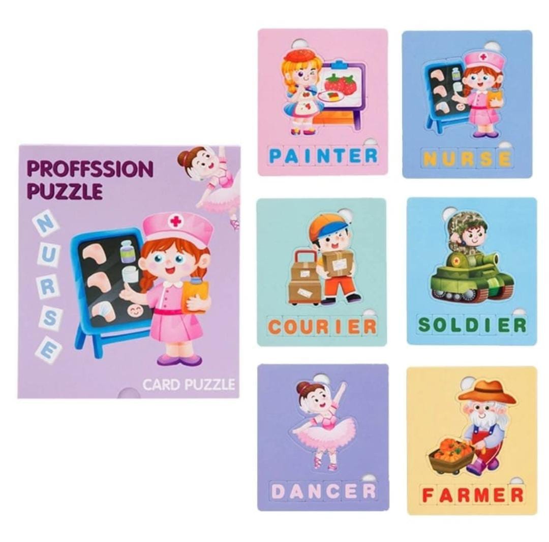 Card Puzzles 6 pcs