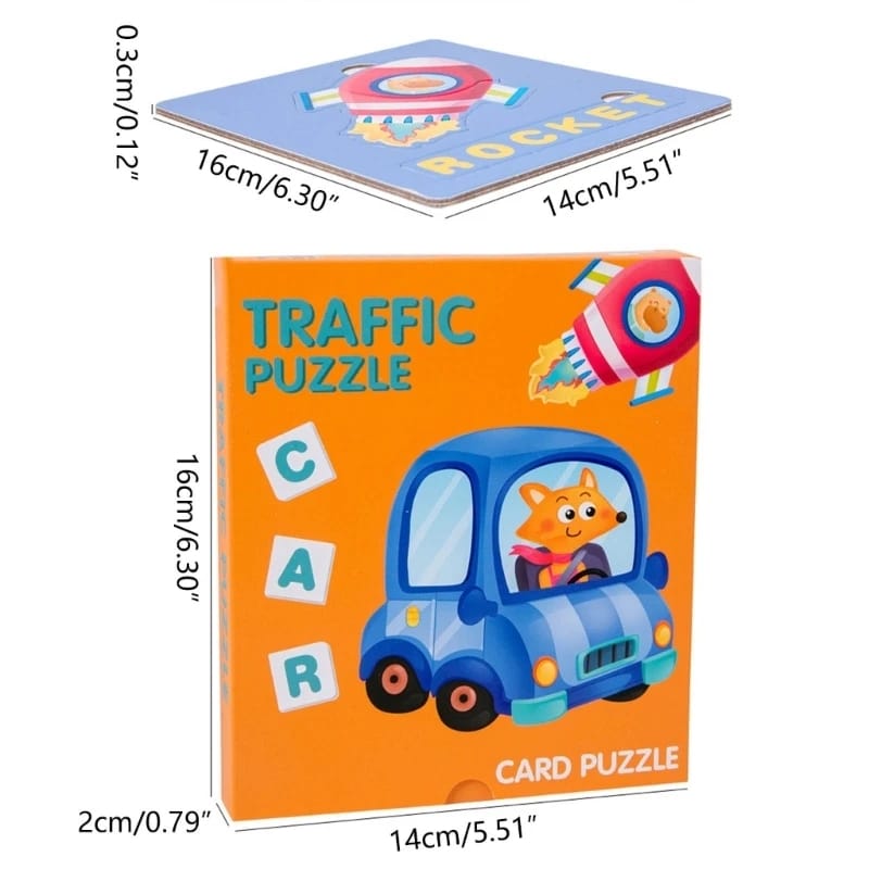Card Puzzles 6 pcs