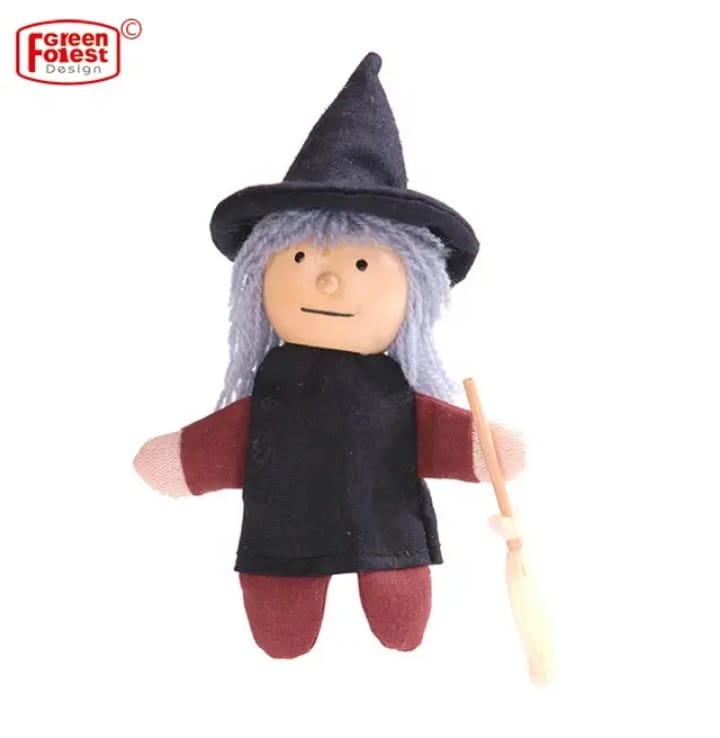 Finger Wooden Puppet Set