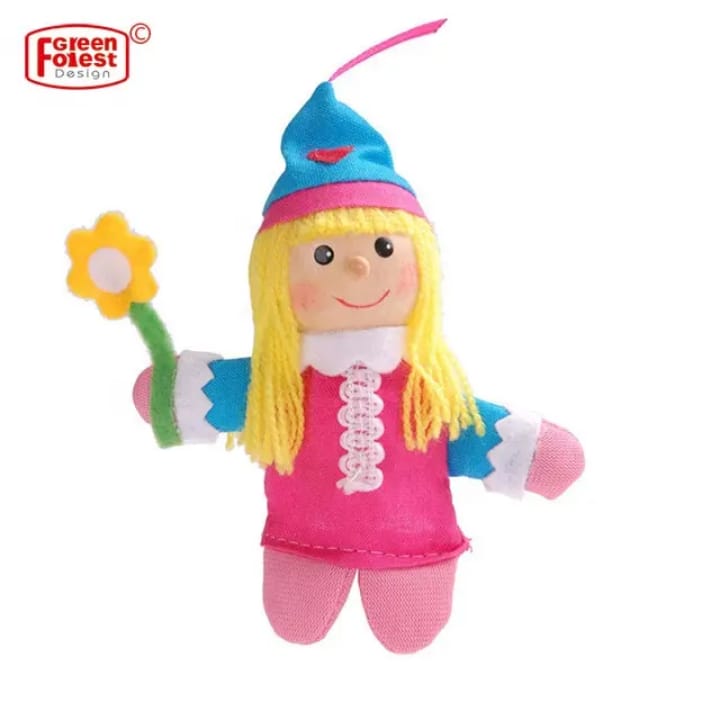 Finger Wooden Puppet Set