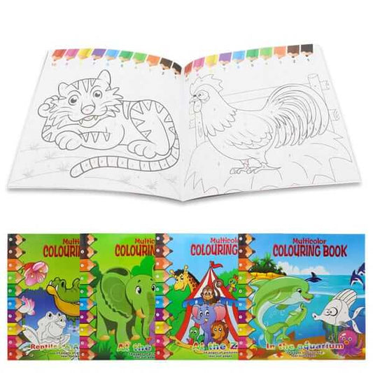Multicolor Number Coloring Book