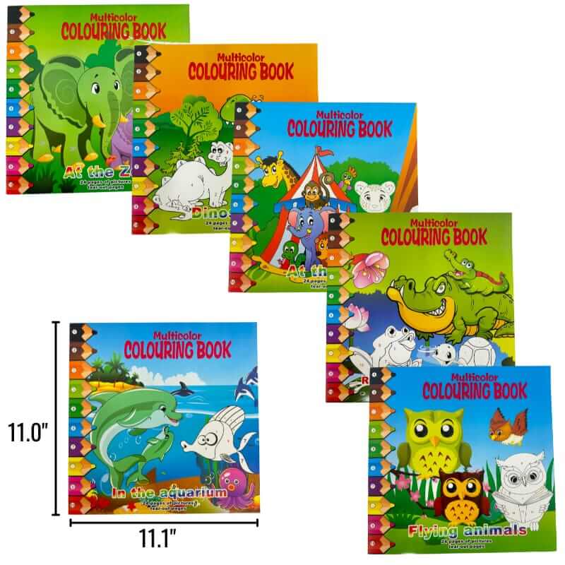 Multicolor Number Coloring Book