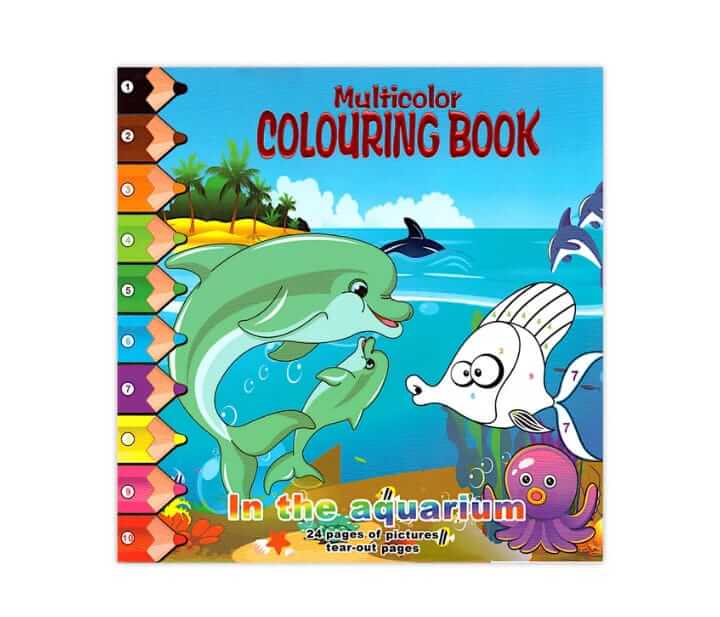 Multicolor Number Coloring Book