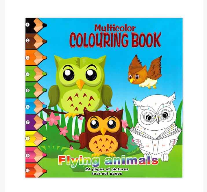 Multicolor Number Coloring Book