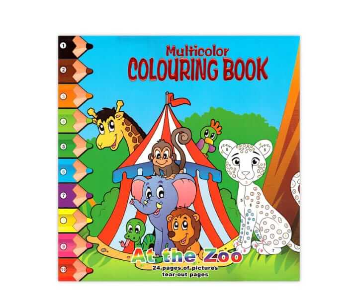 Multicolor Number Coloring Book