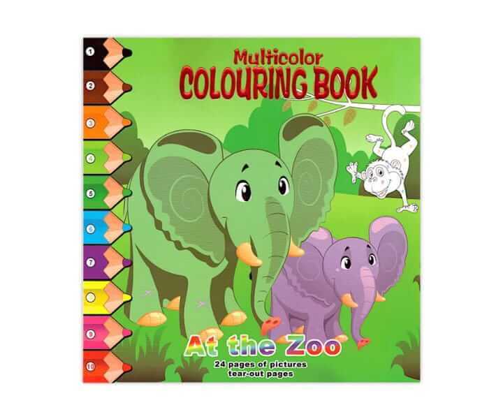 Multicolor Number Coloring Book