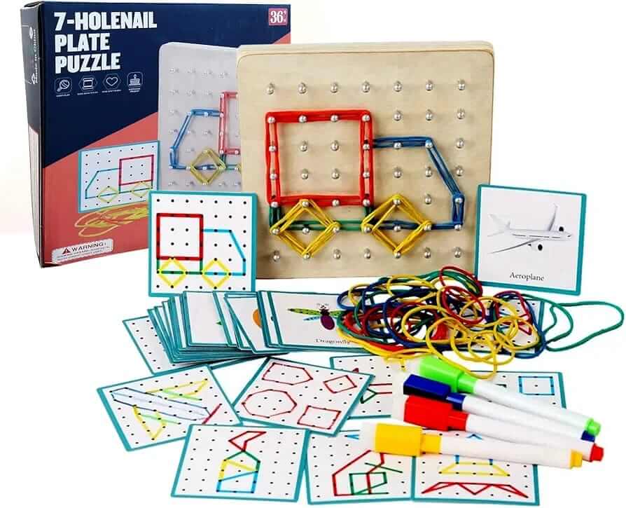 7 Holenail Plate Puzzle