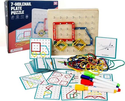 7 Holenail Plate Puzzle