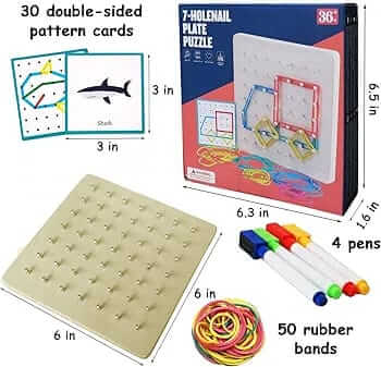7 Holenail Plate Puzzle