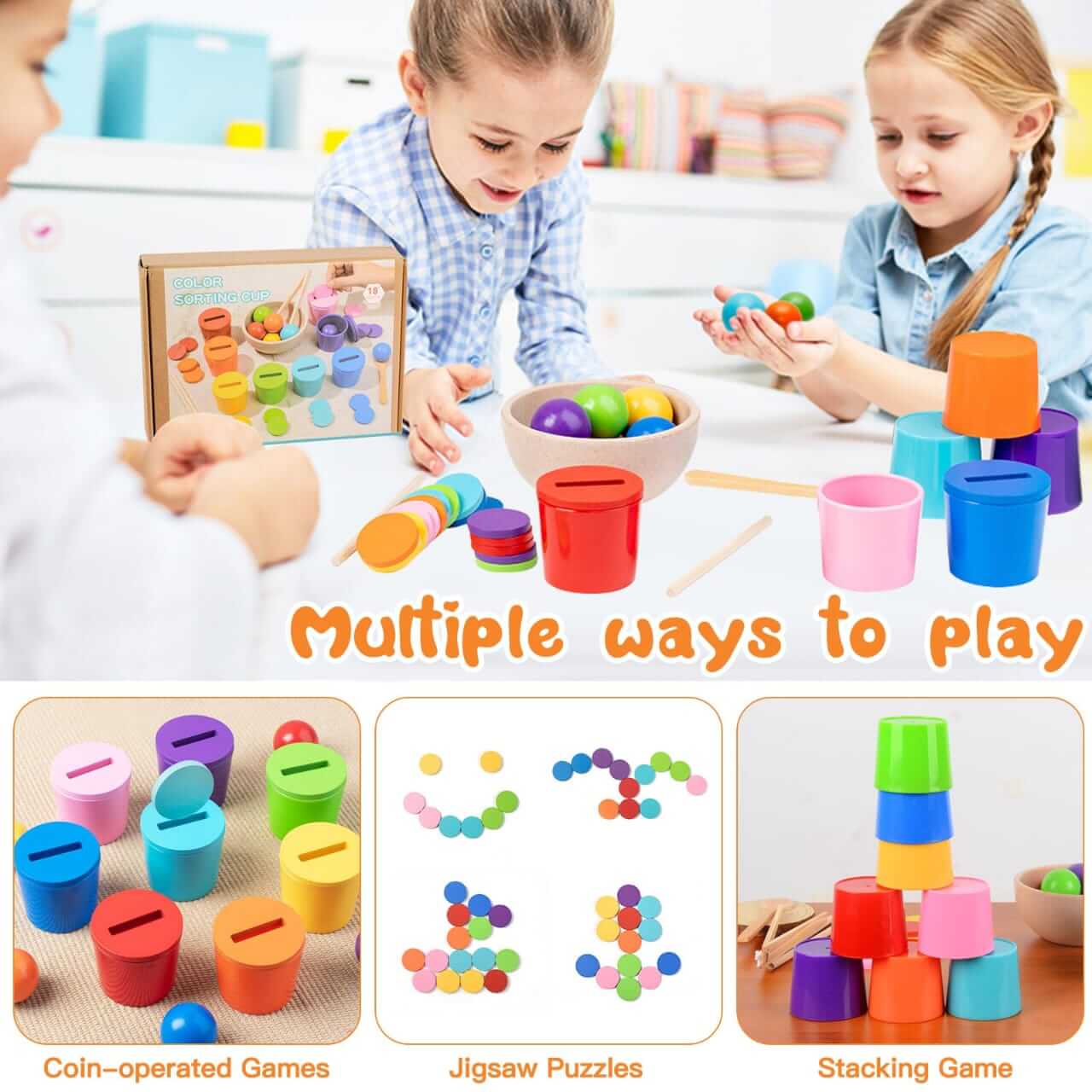 Color Sorting Cup