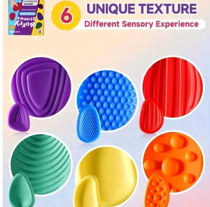 Sensory Stone Fidget Toys 6pcs