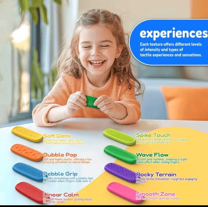 decompression sensory strip fidget 4pcs