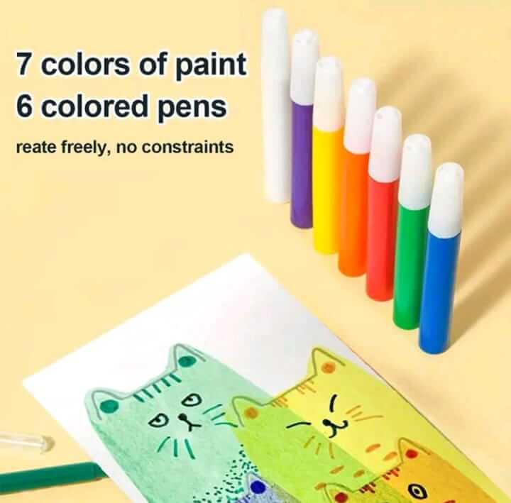Rainbow Scratch Art