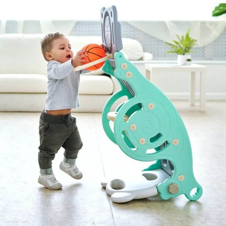 3-in-1 Indoor Foldable Kid's Playground Toy