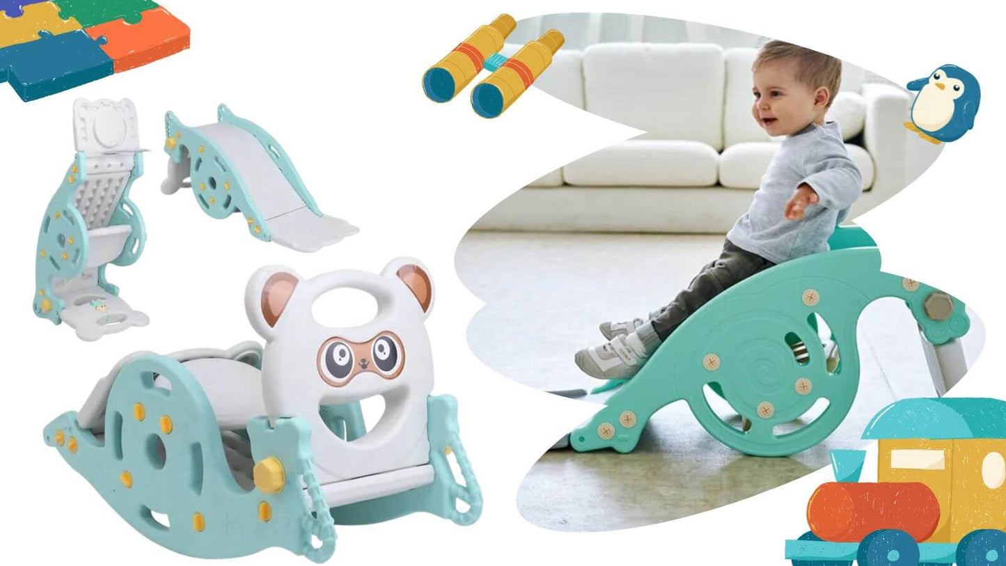 3-in-1 Indoor Foldable Kid's Playground Toy