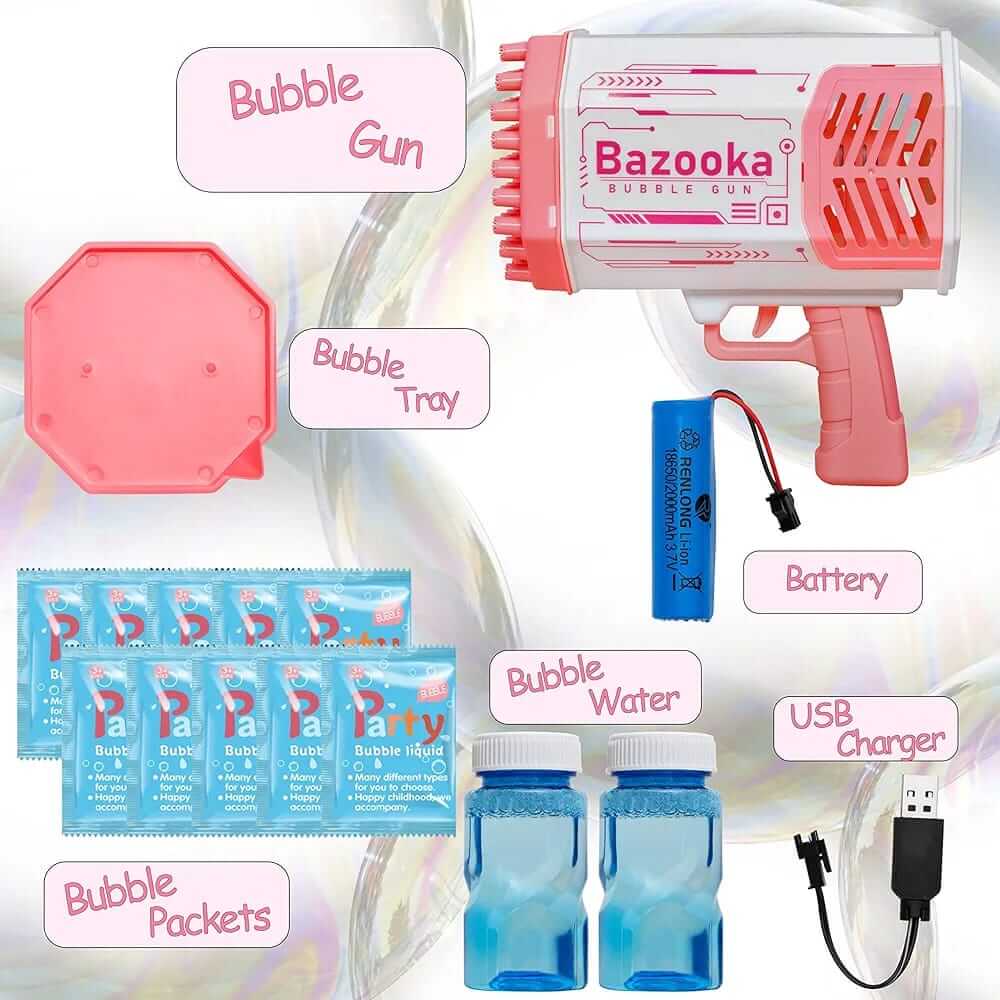 69 Holes Bubble Gun