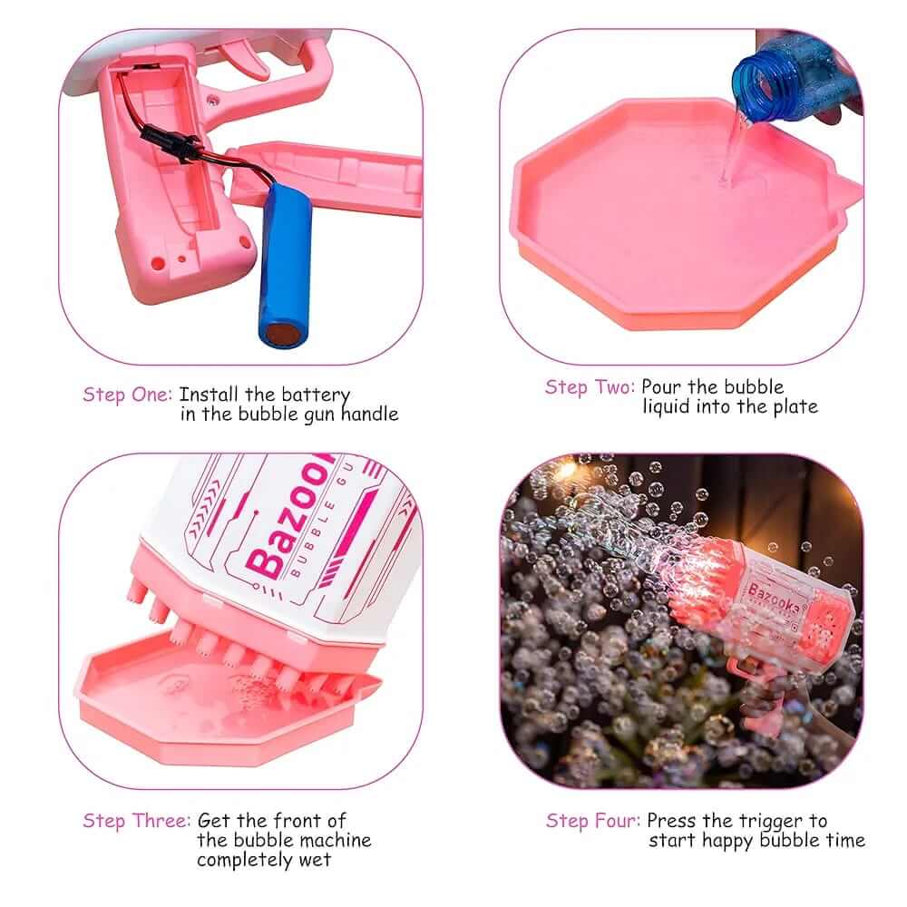 69 Holes Bubble Gun