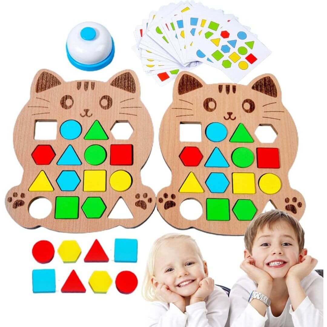 Wooden Shape Arrange Game